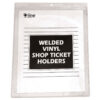 ERSCLI80911_2.jpg Vinyl Shop Ticket Holders, Welded, Both Sides Clear, 8-1-2" x 11", Box of 50