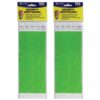 DuPont Tyvek Security Wristbands, Green, 100 Per Pack, 2 Packs