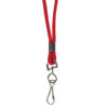 Standard Lanyard, Red, Swivel Hook, Pack of 24