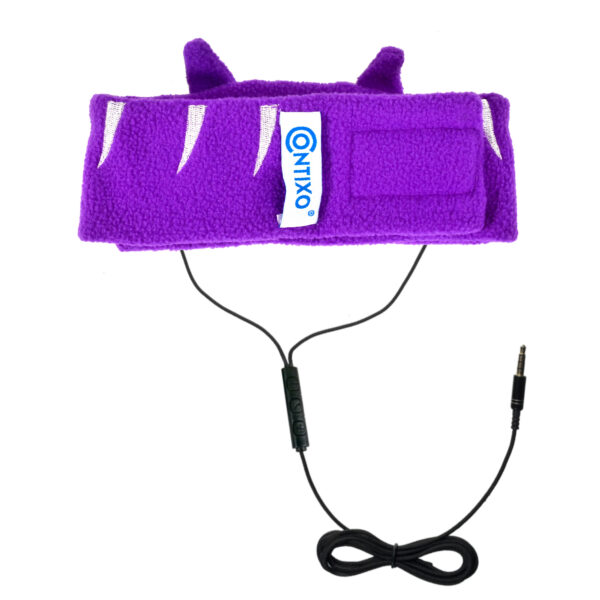 H1 Adjustable Fleece Headband Headphones, Cat