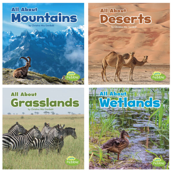 Hab_S18_hb_US.indd Habitats Book Set, Set of 8