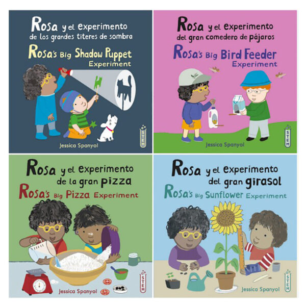 Rosa's Workshop Set 1 & 2 Bilingual Spanish-English 8-Book Set