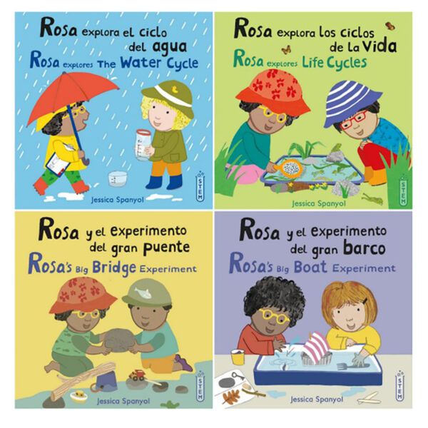 Rosa's Workshop Set 1 & 2 Bilingual Spanish-English 8-Book Set