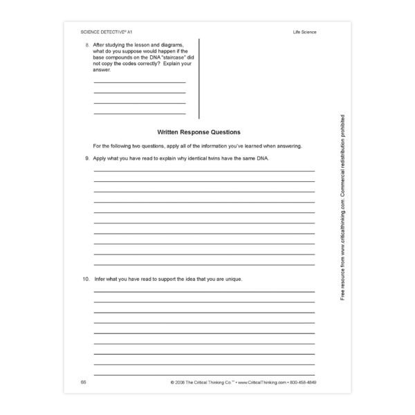 Science Detective A1, Grade 5-6