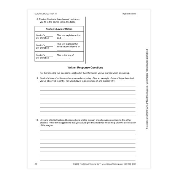 Science Detective A1, Grade 5-6