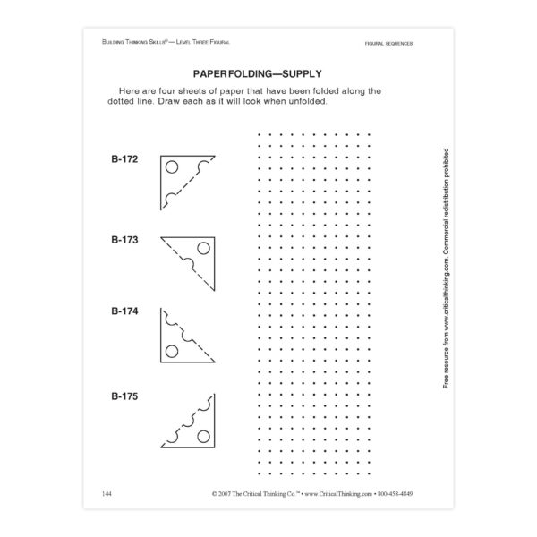 Building Thinking Skills Book, Level 3, Grade 7-12+