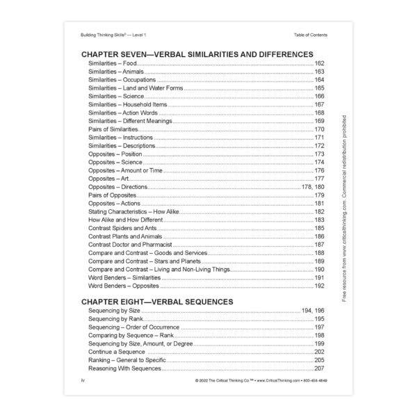 Building Thinking Skills, Level 1, Grades 2-3