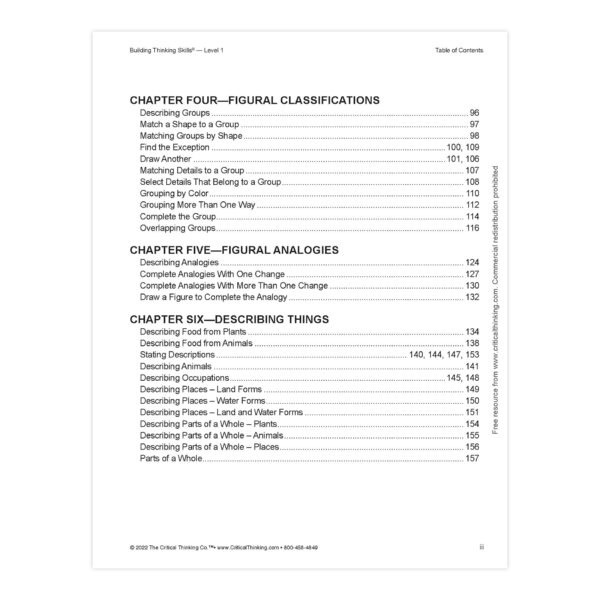 Building Thinking Skills, Level 1, Grades 2-3