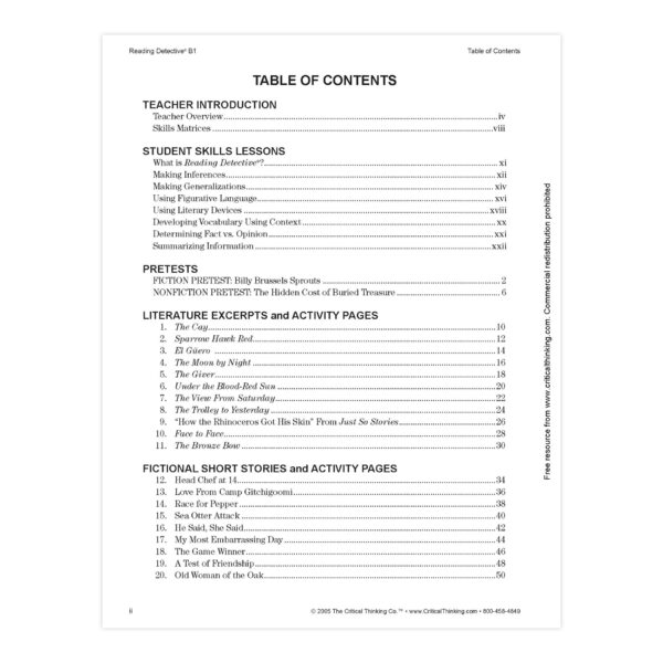 Reading Detective B1, Grades: 7-8