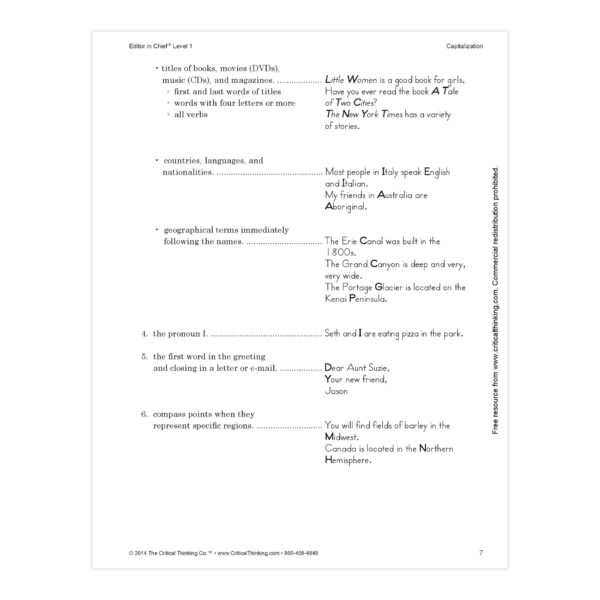 Editor in Chief Level 1