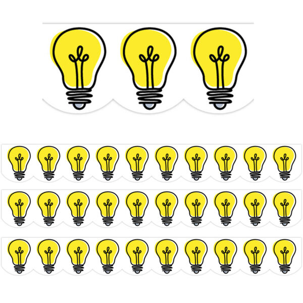ERSCTP10430-3.jpg Doodle Lightbulbs EZ Border, 48 Feet, 3 Packs