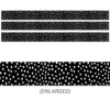 Messy Dots on Black EZ Border, 48 Feet Per Pack, 3 Packs