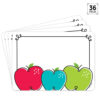 Doodle Apples Labels, 3-1-2" x 2-1-2", 36 Per Pack, 6 Packs