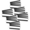 ERSCTP10620-6.jpg Messy Dots on Black Name Plates, 9-1-2" x 3-1-4", 36 Per Pack, 6 Packs