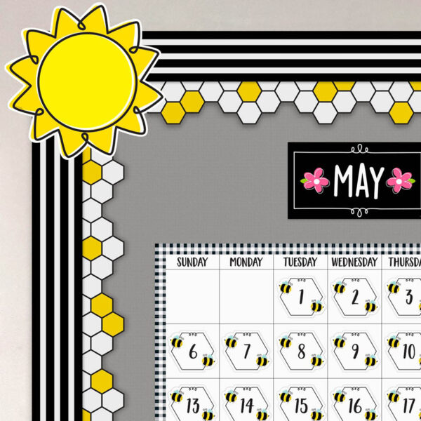 Busy Bees Honeycomb EZ Border, 48 Feet Per Pack, 3 Packs