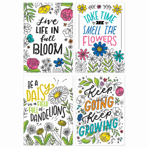 ERSCTP10686.jpg Bright Blooms Inspire U 4-Poster Pack