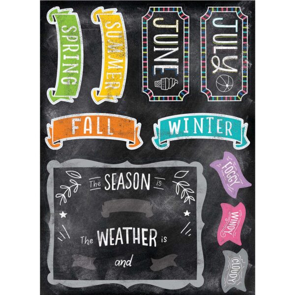 Chalk It Up! Calendar Bulletin Board Set