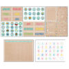 Krafty Pop Calendar Set Bulletin Board Set, 87 Pieces