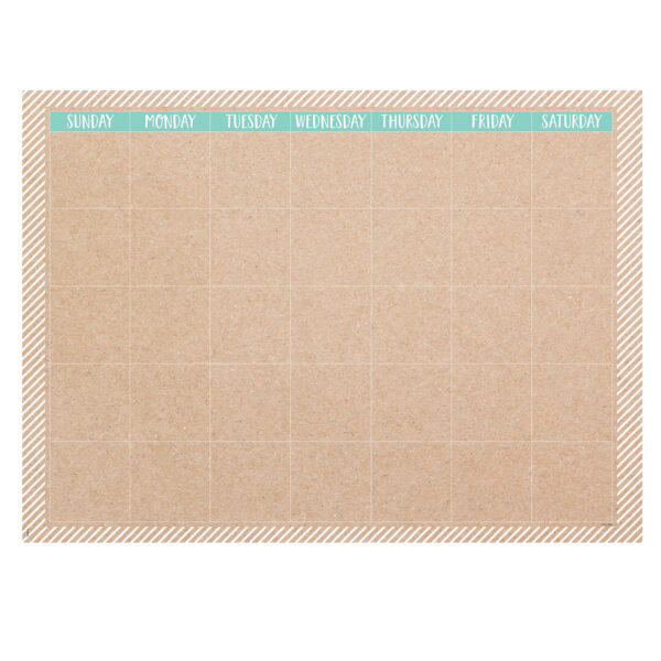 Krafty Pop Calendar Set Bulletin Board Set, 87 Pieces