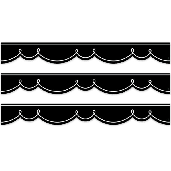 Core Decor Doodle Swirl EZ Border, 48 Feet Per Pack, 3 Packs