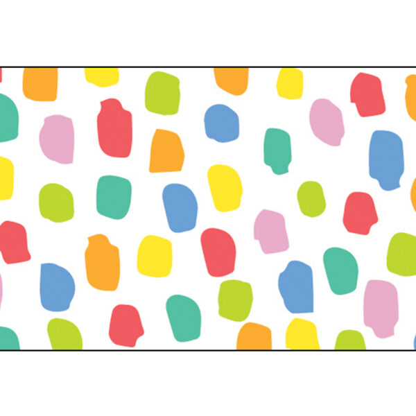 Core Decor Colorful Messy Dots EZ Border, 48 Feet Per Pack, 3 Packs