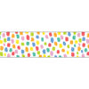 Core Decor Colorful Messy Dots EZ Border, 48 Feet Per Pack, 3 Packs