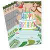 Jungle Friends Happy Birthday Awards, 30 Per Pack, 6 Packs