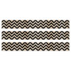 Core Decor Black and Wood Chevron EZ Border, 48 Feet Per Pack, 3 Packs