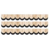 Core Decor Dotted Scallops on Wood EZ Border, 48 Feet Per Pack, 3 Packs