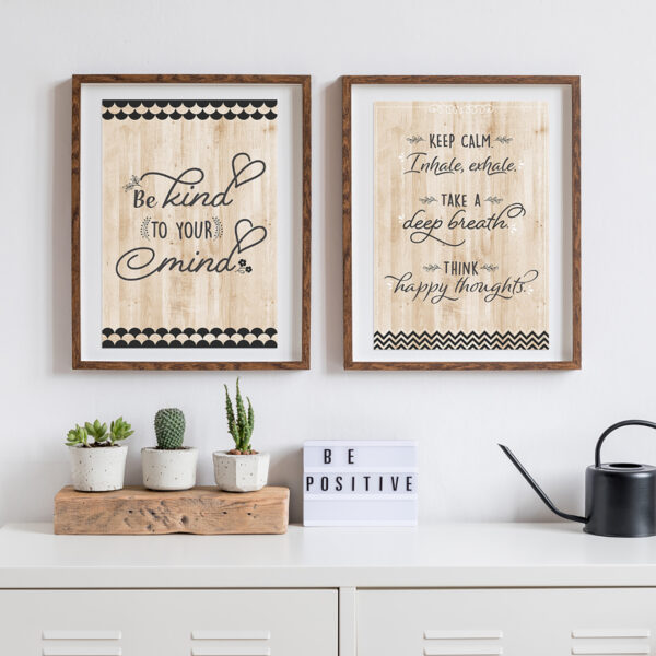 ERSCTP10988_2.jpg Core Decor Black, White, and Wood Inspire U 4-Poster Pack