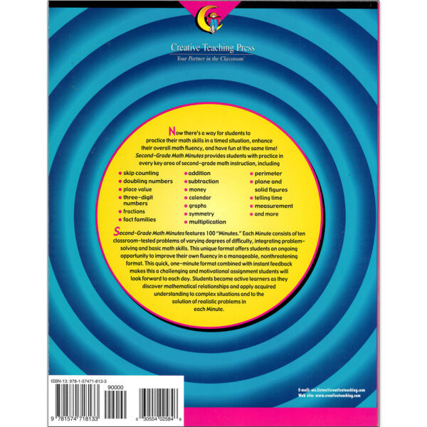 Math Minutes Book, Grade 2