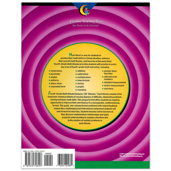 ERSCTP2586_1.jpg Fourth-Grade Math Minutes Book