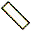 dots only Dots on Black Name Plates, 36 Per Pack, 6 Packs