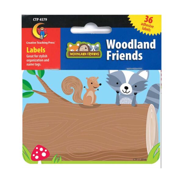 Woodland Friends Name Tag Labels, 36 Per Pack, 6 Packs