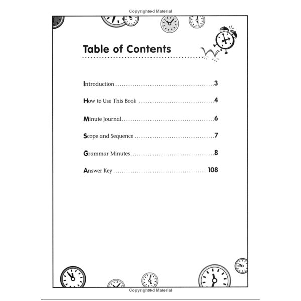 ERSCTP6122_1.jpg Grammar Minutes Workbook, Grade 4