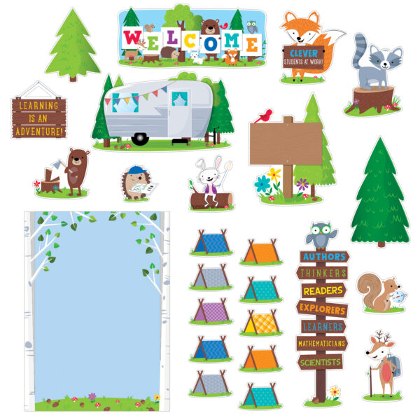 Woodland Friends Woodland Welcome Bulletin Board Set