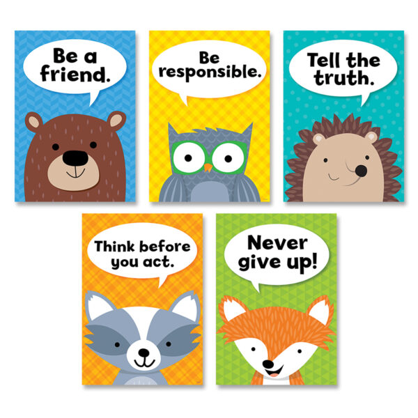 ERSCTP8697.jpg Woodland Friends Character Traits Inspire U 5-Poster Pack