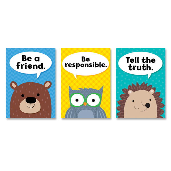 ERSCTP8697_2.jpg Woodland Friends Character Traits Inspire U 5-Poster Pack