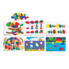 Rainbow Pebbles Activity Set - 48 Pebbles + 24 Activities