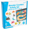 Monster Counters Activity Set - Set of 36 - 10 Double-Sided Activity Boards