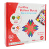 ERSCTU22014_3.jpg FunPlay Pattern Blocks - Set of 60 Wooden Math Manipulatives + 50 Activities + Messy Tray