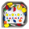 ERSCTU22014_5.jpg FunPlay Pattern Blocks - Set of 60 Wooden Math Manipulatives + 50 Activities + Messy Tray