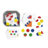 ERSCTU22014_6.jpg FunPlay Pattern Blocks - Set of 60 Wooden Math Manipulatives + 50 Activities + Messy Tray