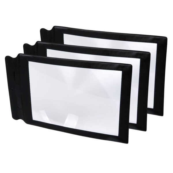 ERSCTU48123-3.jpg Large Sheet Magnifier, 8.7" x 5.5", Pack of 3