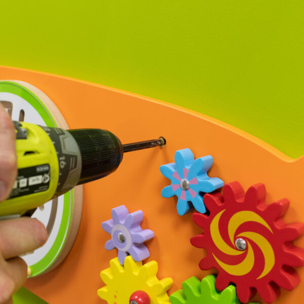 Bear Activity Wall Panel - 18m+ - Toddler Activity Center