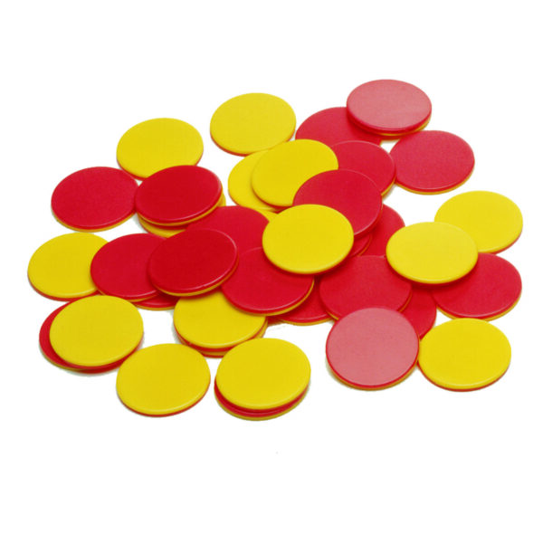 Two-Color Counters - Plastic - 200 Per Set - 2 Sets