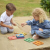 Rainbow Wooden Shape Stacker