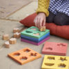 Rainbow Wooden Shape Stacker