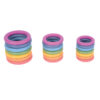 ERSCTU73977_1.jpg Rainbow Wooden Rings - Set of 21 - 3 Sizes - Counting and Sorting Rings