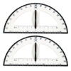 Dry Erase Magnetic Protractor, Pack of 2